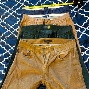 Lot of 4 Chinos
